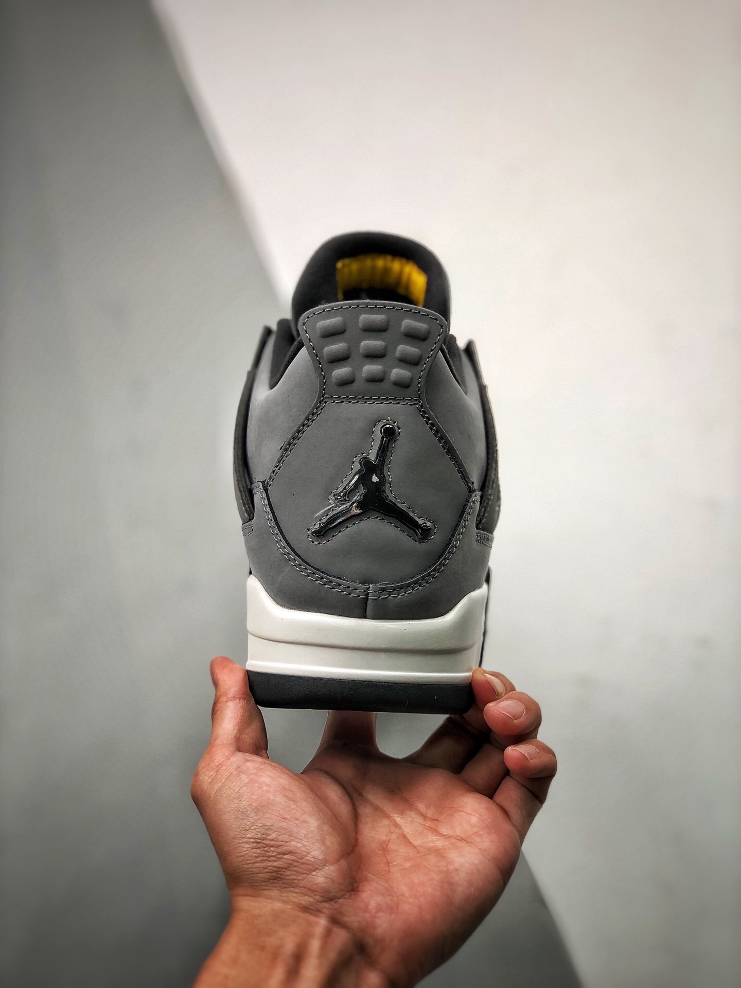 Original Air Jordan 4 Retro 2019 Cool Grey/Chrome-Dark/Varsity Maize 17