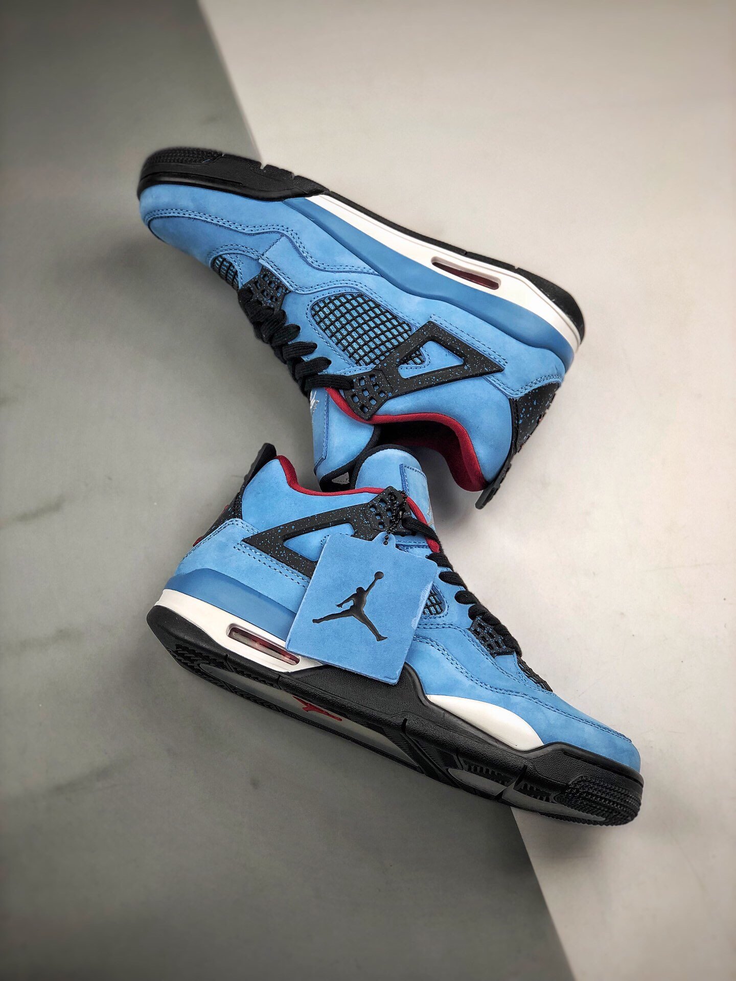 Travis Scott's X Air Jordan 4 Cactus Jack Oliers University Blue 11