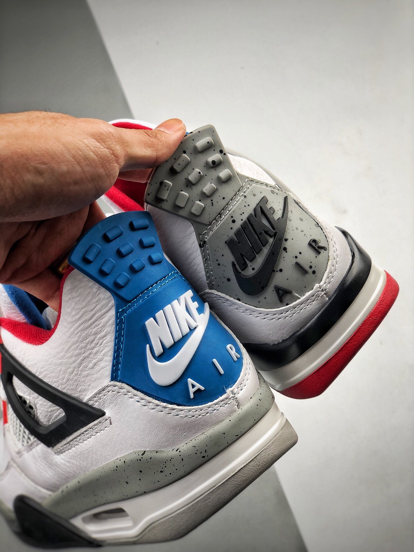 Air Jordan 4 Retro What The White/Blue/Red 15