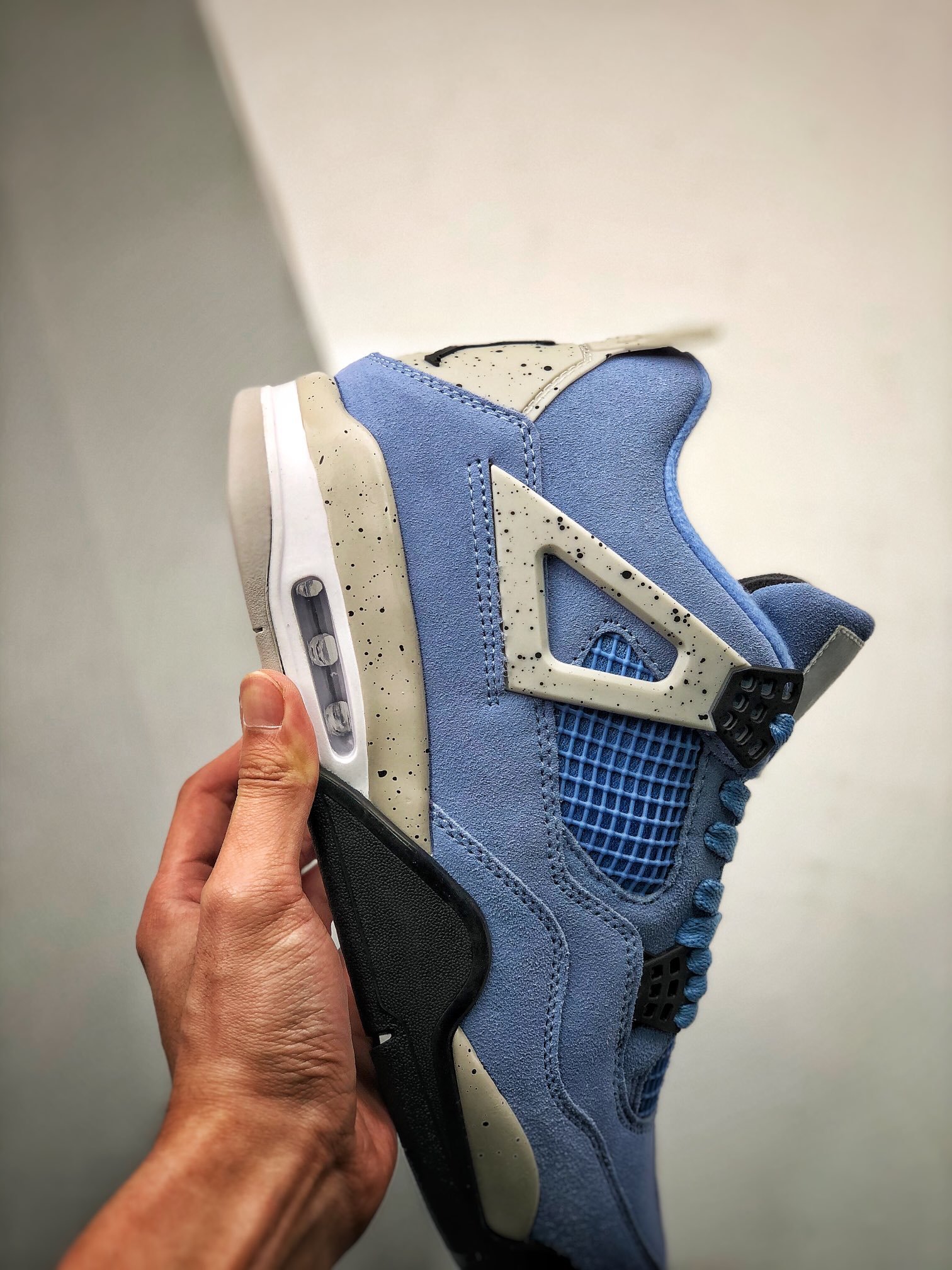 Air Jordan 4 Retro University Blue/Tech Grey/White/Black 17