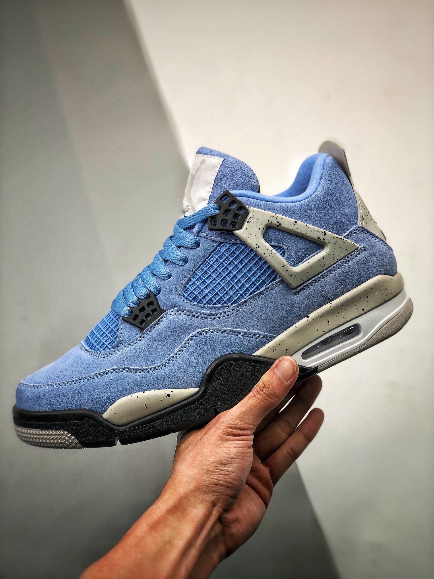 Air Jordan 4 Retro University Blue/Tech Grey/White/Black 21