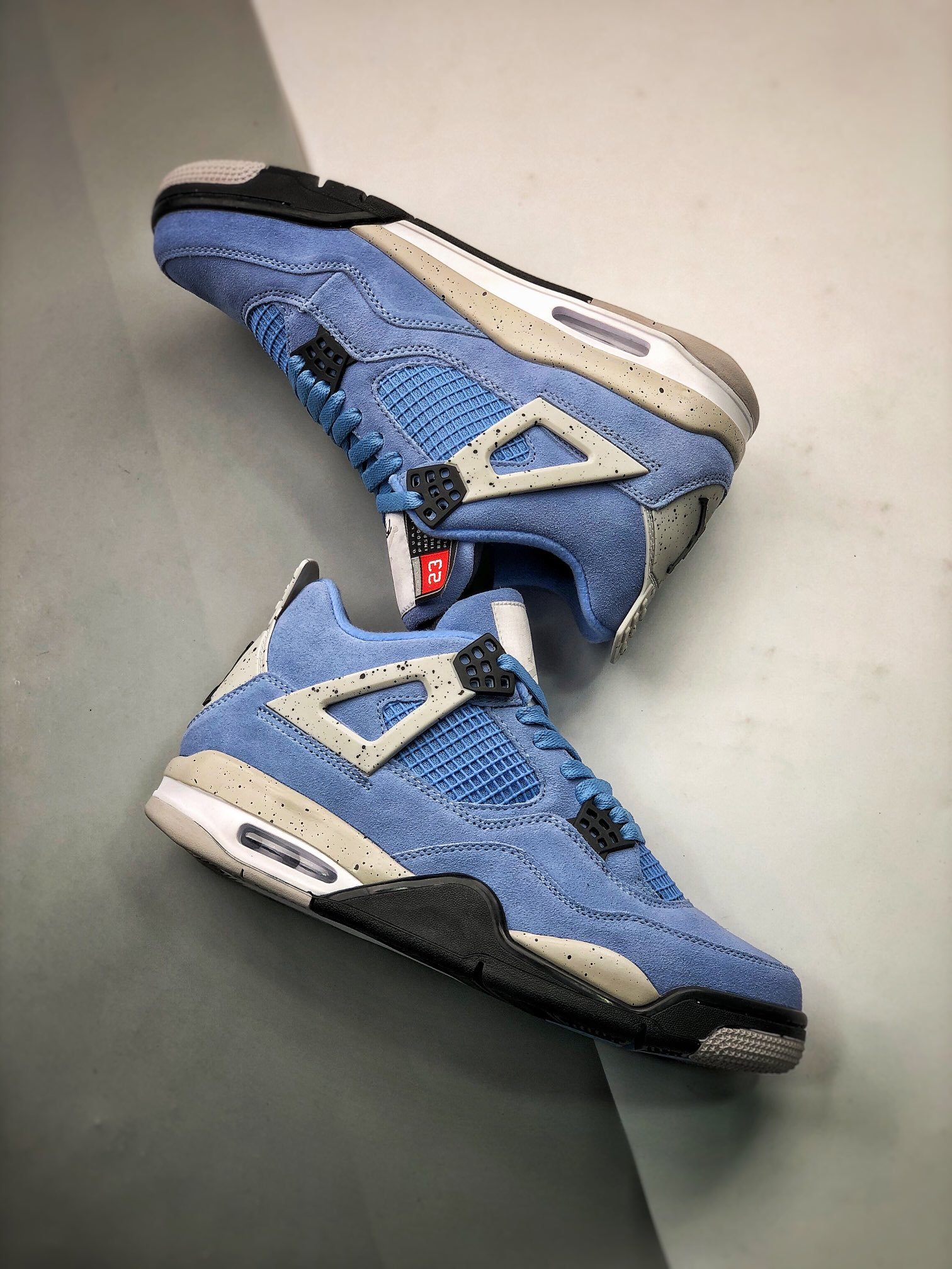 Air Jordan 4 Retro University Blue/Tech Grey/White/Black 39