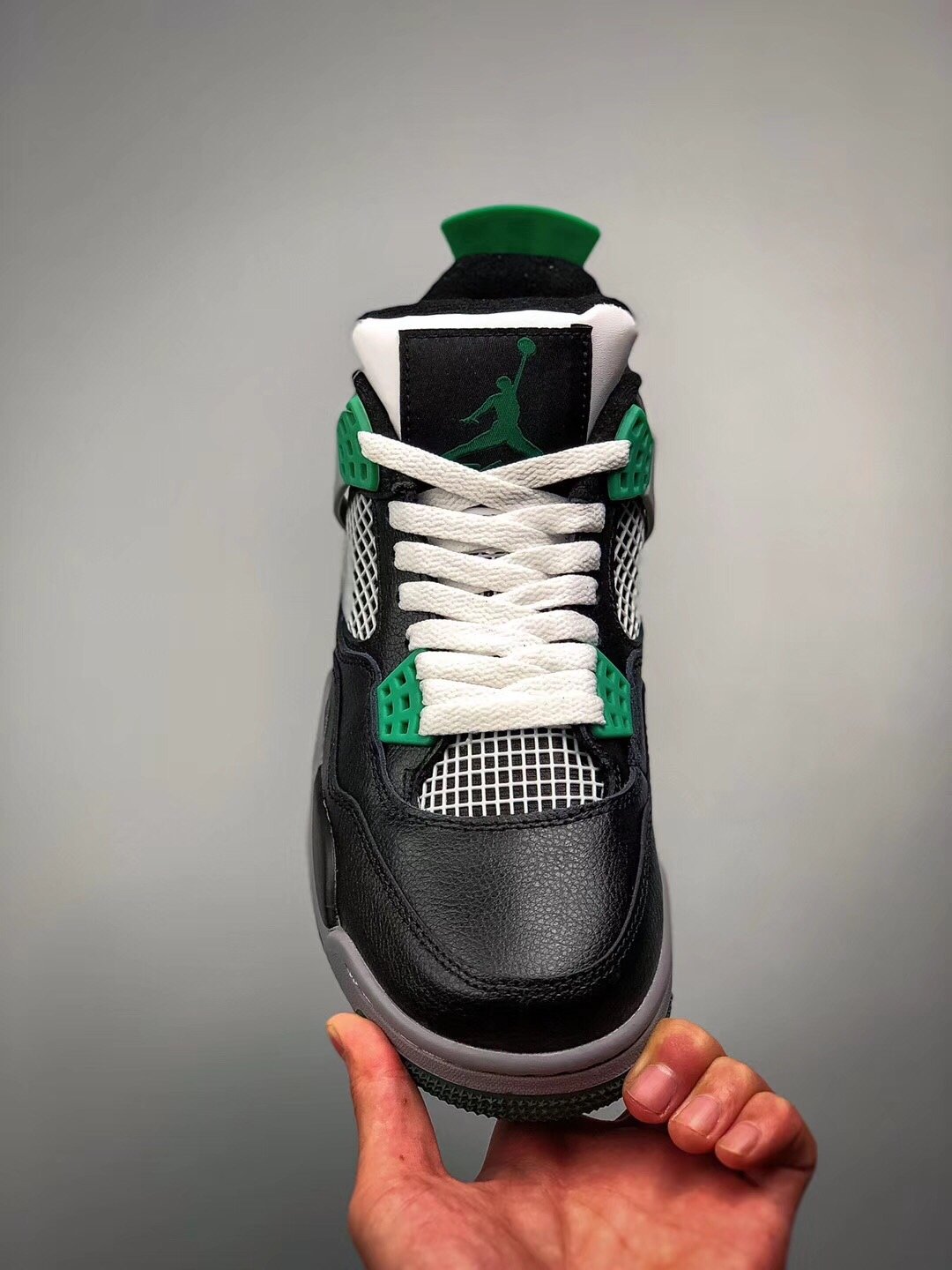 Air Jordan 4 Retro Oregon Ducks Black/Green 3