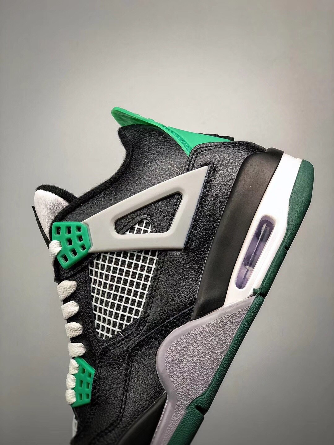 Air Jordan 4 Retro Oregon Ducks Black/Green 13