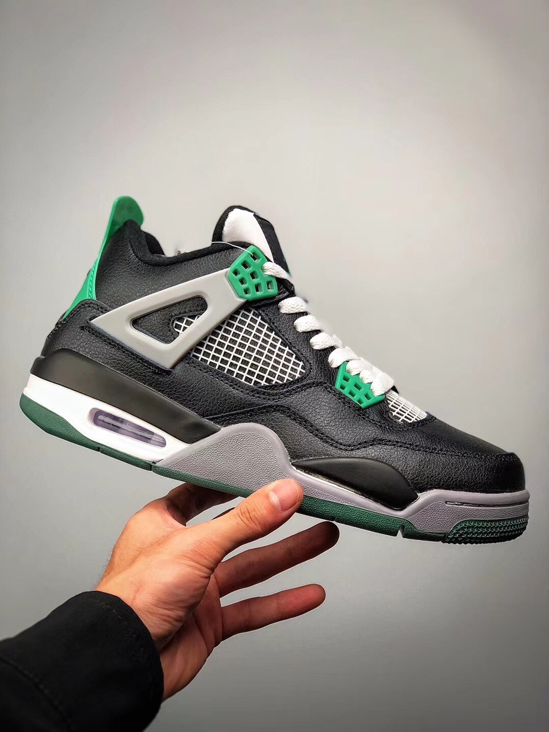 Air Jordan 4 Retro Oregon Ducks Black/Green 17