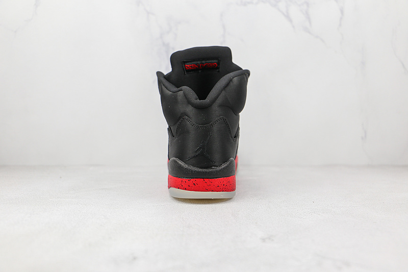 Air Jordan 5 Retro Satin Bred Black/University Red 3