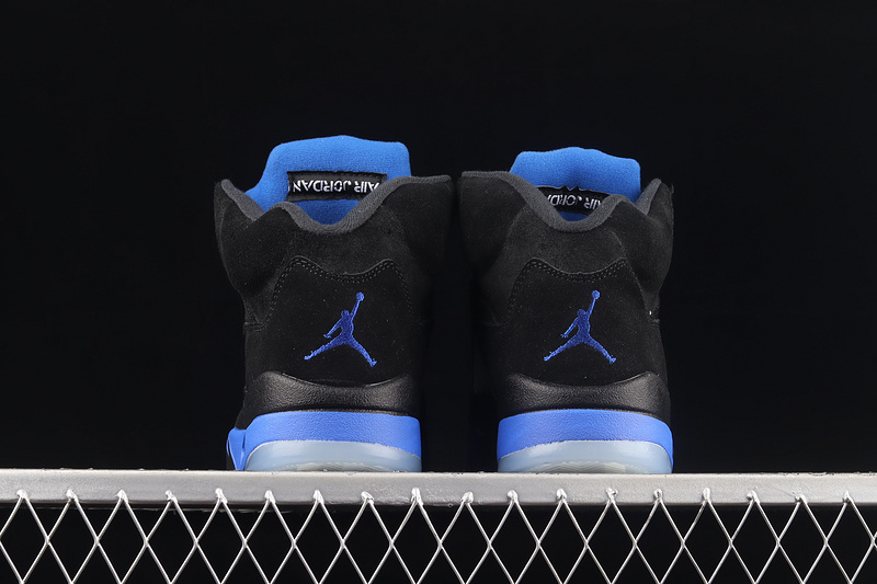 Air Jordan 5 Retro Black/Racer Blue/Reflective Silver 9