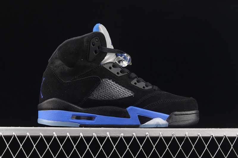 Air Jordan 5 Retro Black/Racer Blue/Reflective Silver 13