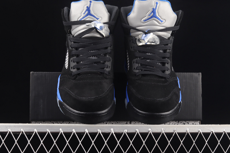 Air Jordan 5 Retro Black/Racer Blue/Reflective Silver 15