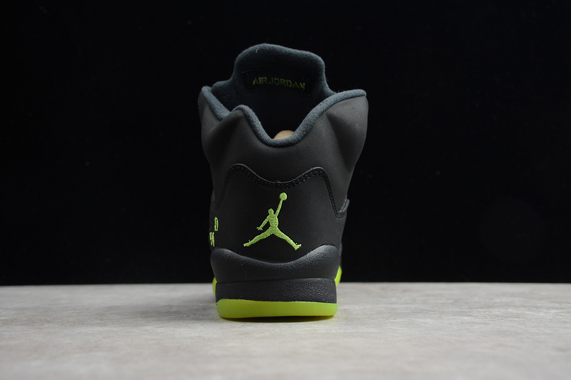 Gz Air Jordan 5 Retro Og Quai 54 Black/Fluorescent Green 17