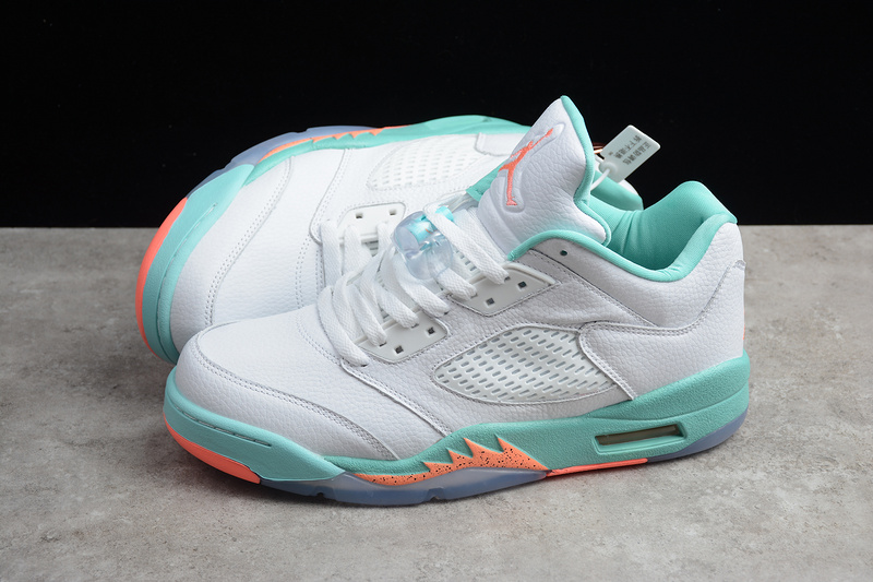 Gz Air Jordan 5 White/Light Blue 17