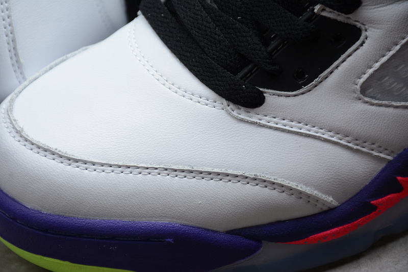 Gz Air Jordan 5 Retro Alternate Bel-Air White/Black/Purple 15