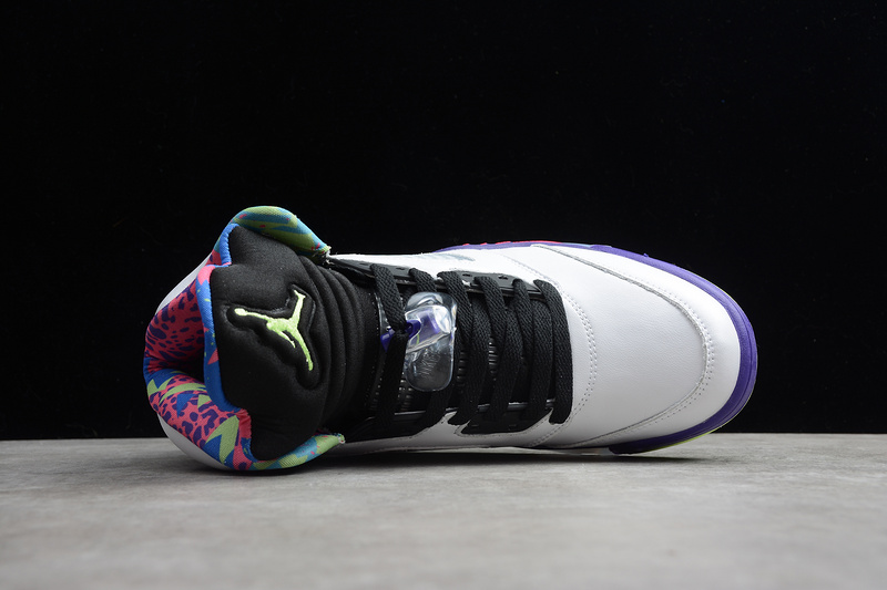 Gz Air Jordan 5 Retro Alternate Bel-Air White/Black/Purple 19