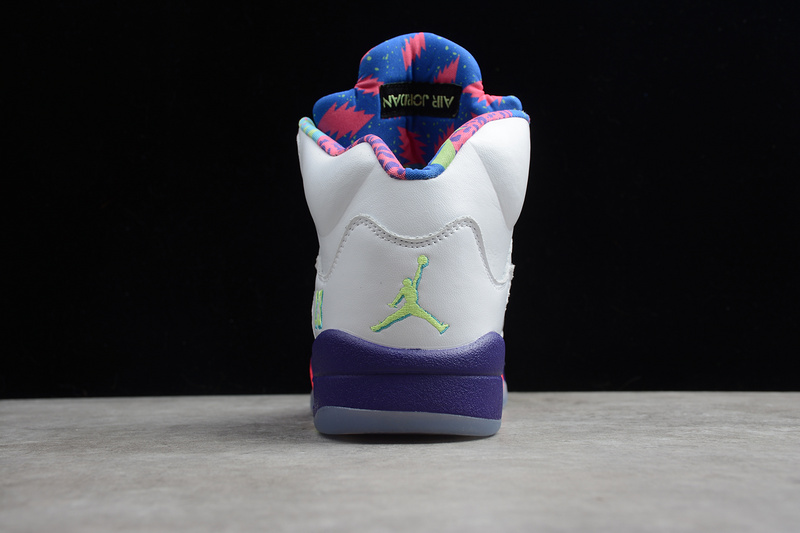 Gz Air Jordan 5 Retro Alternate Bel-Air White/Black/Purple 27