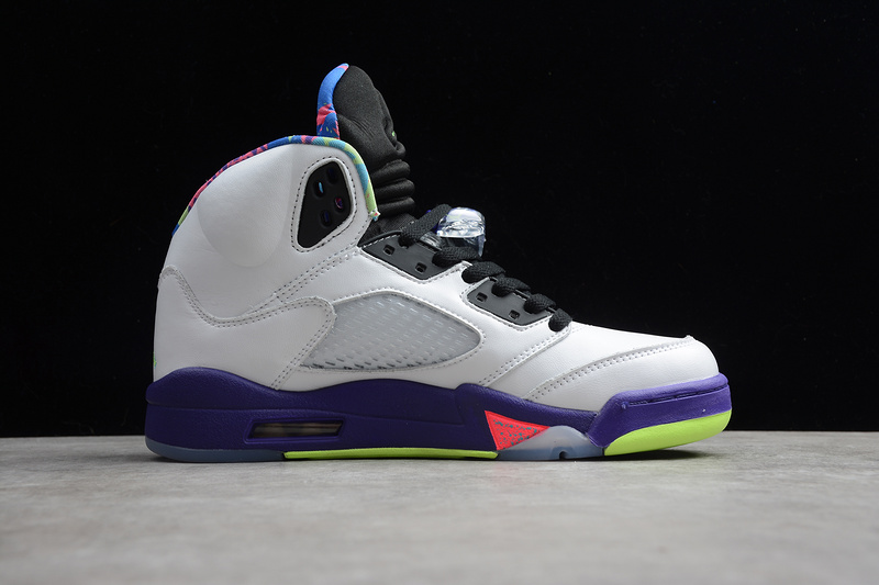 Gz Air Jordan 5 Retro Alternate Bel-Air White/Black/Purple 29