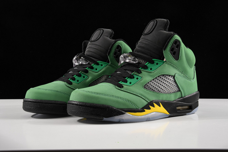 Air Jordan 5 Retro Se Oregon Apple Green/Black-Yellow Strike-Black 27