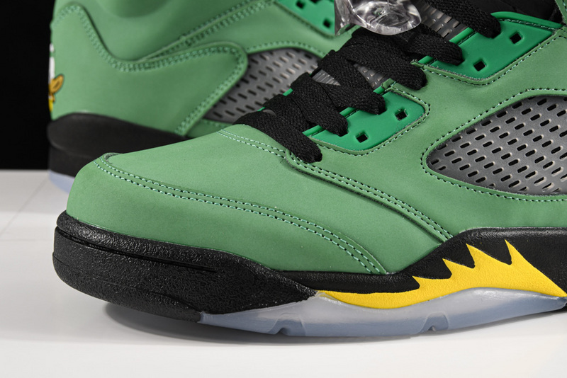 Air Jordan 5 Retro Se Oregon Apple Green/Black-Yellow Strike-Black 37