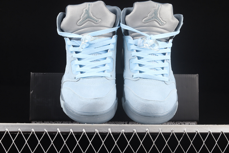 Air Jordan 5 Retro Blue Bird Photo Blue/Football Grey/Metallic Silver/White 19