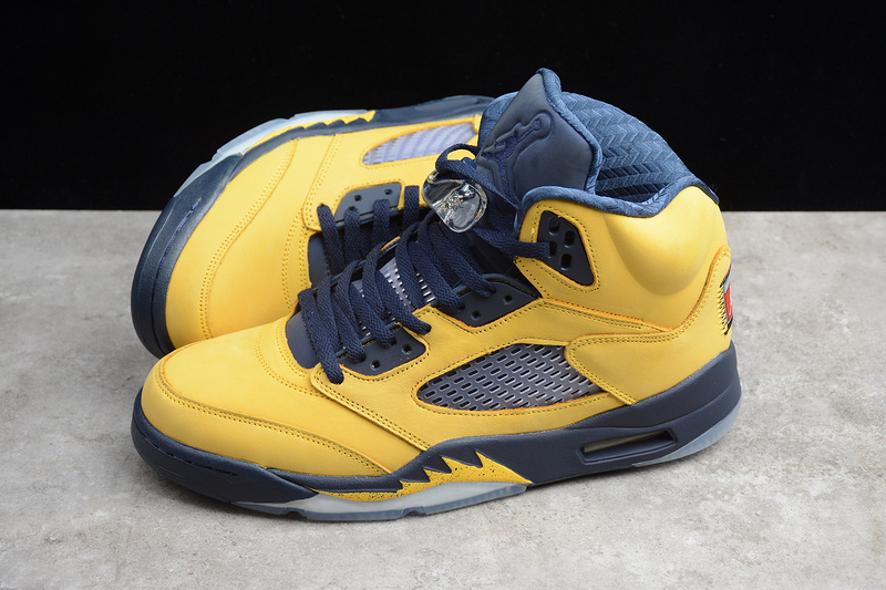 Gz Air Jordan 5 Sp Amarillo/College Navy-Amarillo 25