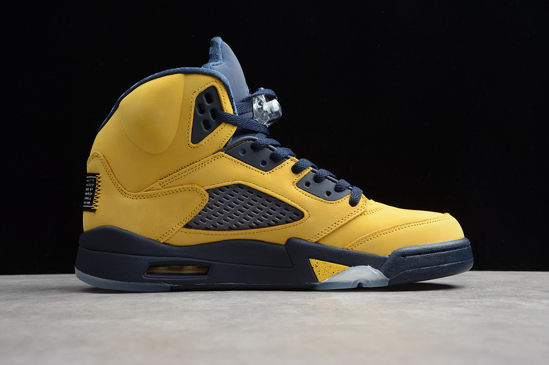 Gz Air Jordan 5 Sp Amarillo/College Navy-Amarillo 27