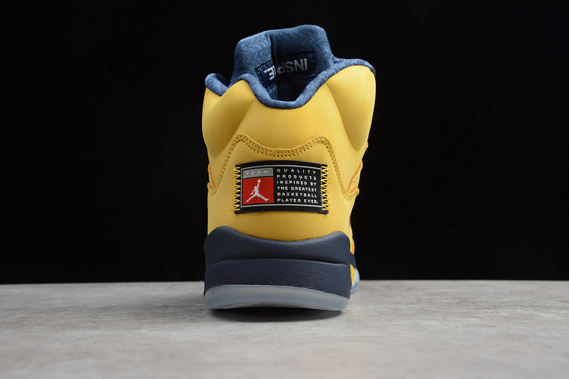 Gz Air Jordan 5 Sp Amarillo/College Navy-Amarillo 29