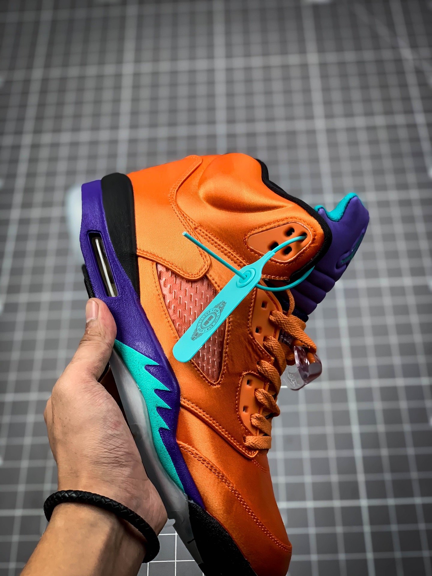 Air Jordan 5 Retro Orange/Black/Purple 7