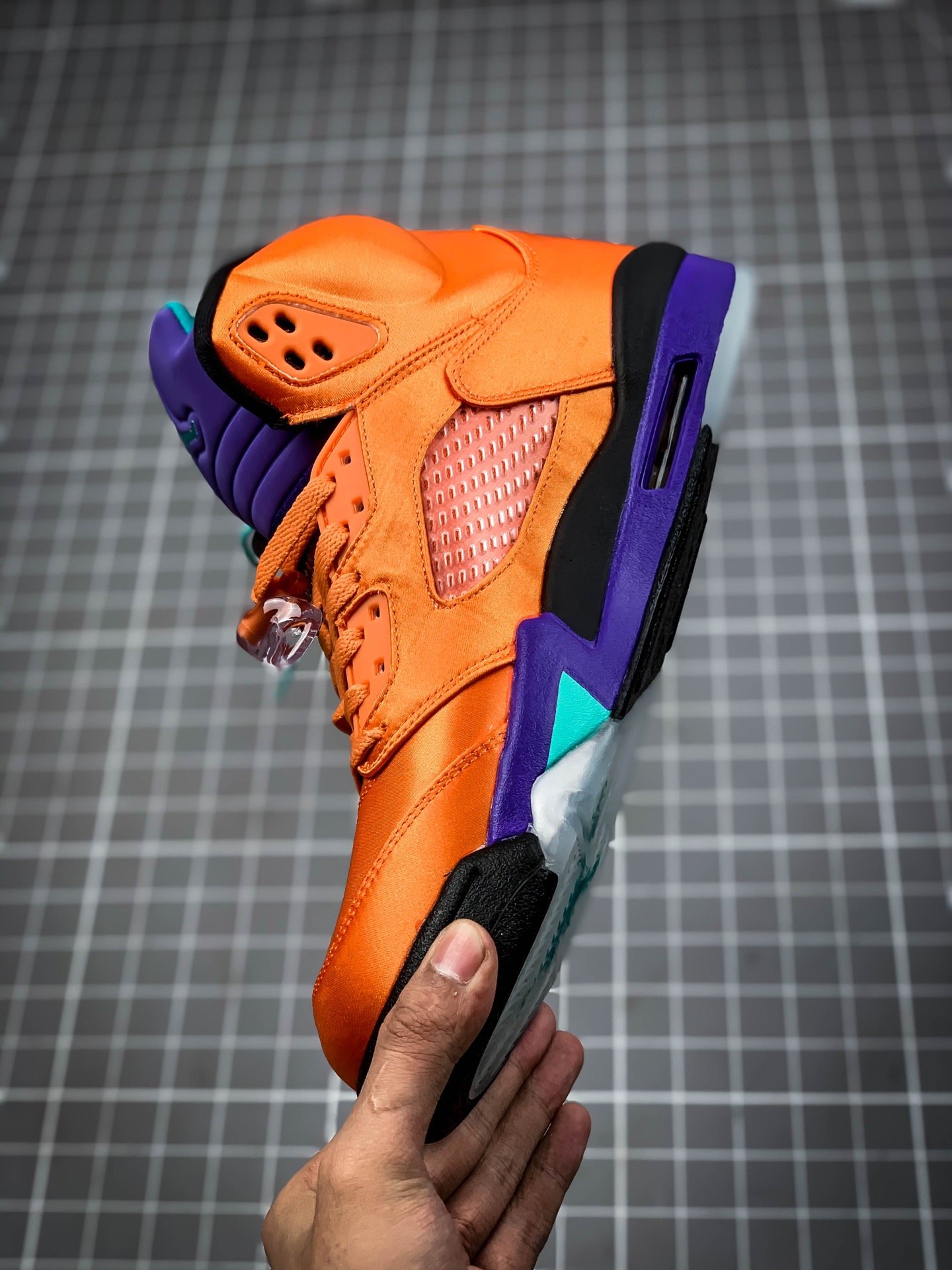 Air Jordan 5 Retro Orange/Black/Purple 15