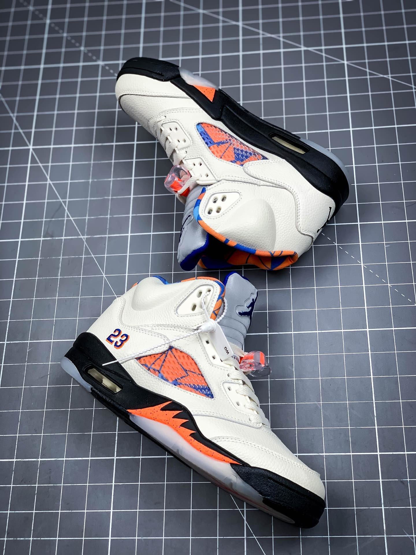 Air Jordan 5 Retro International Flight Sail/Racer Blue-Cone-Black 11