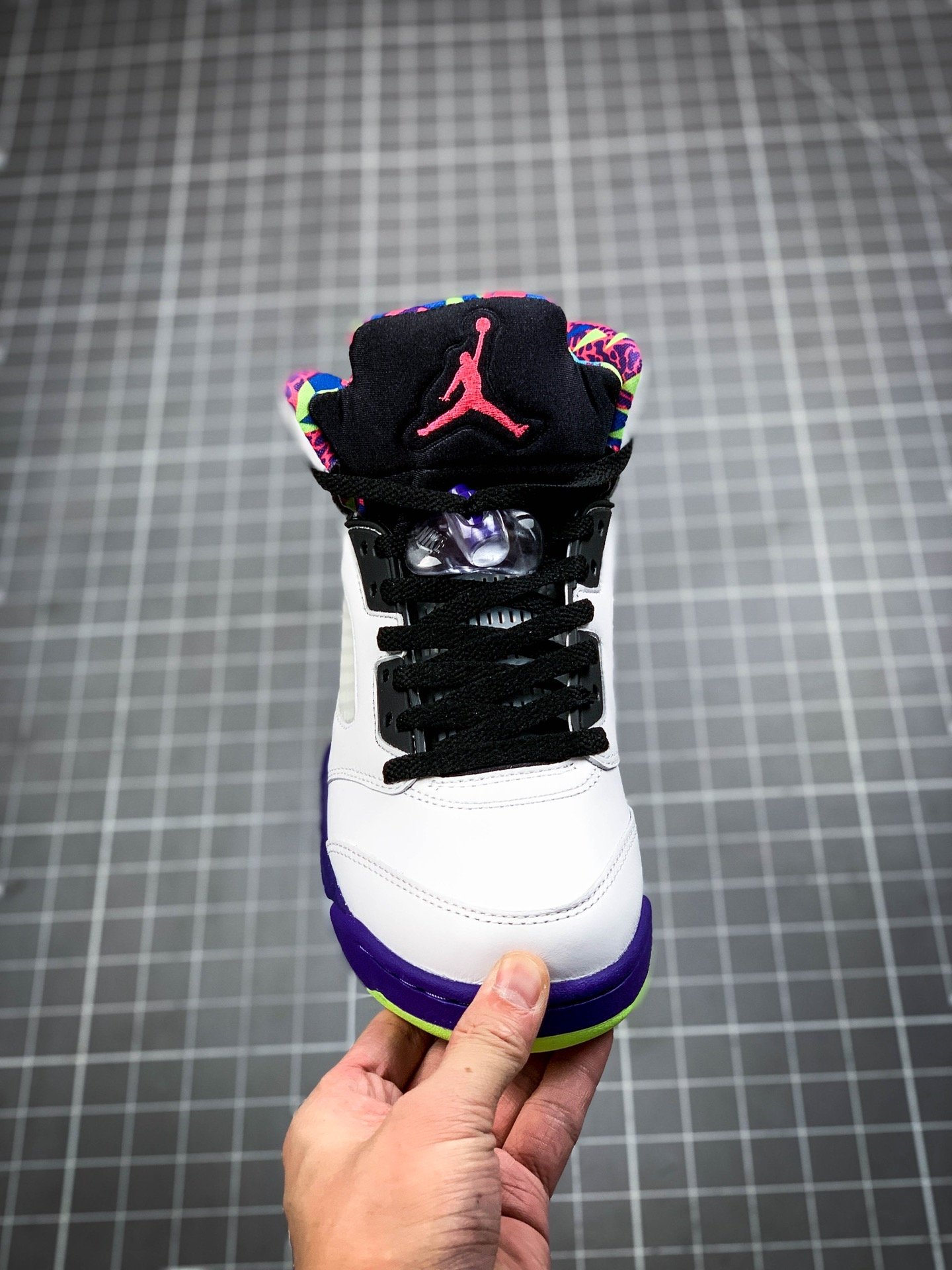 Air Jordan 5 Alternate Bel-Air White/Multi-Color 3