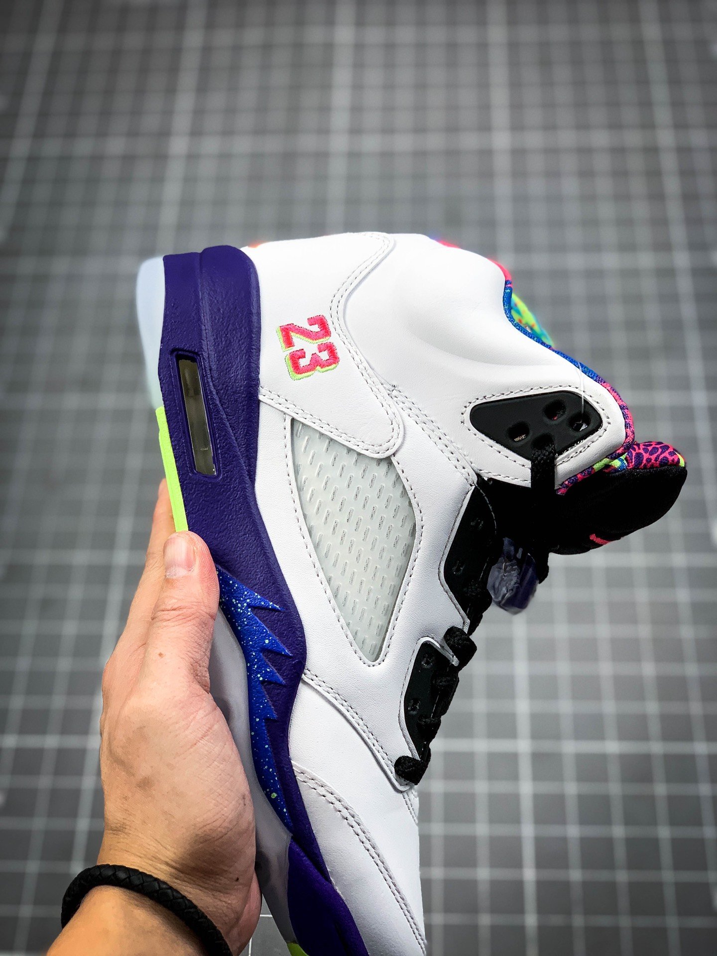 Air Jordan 5 Alternate Bel-Air White/Multi-Color 5