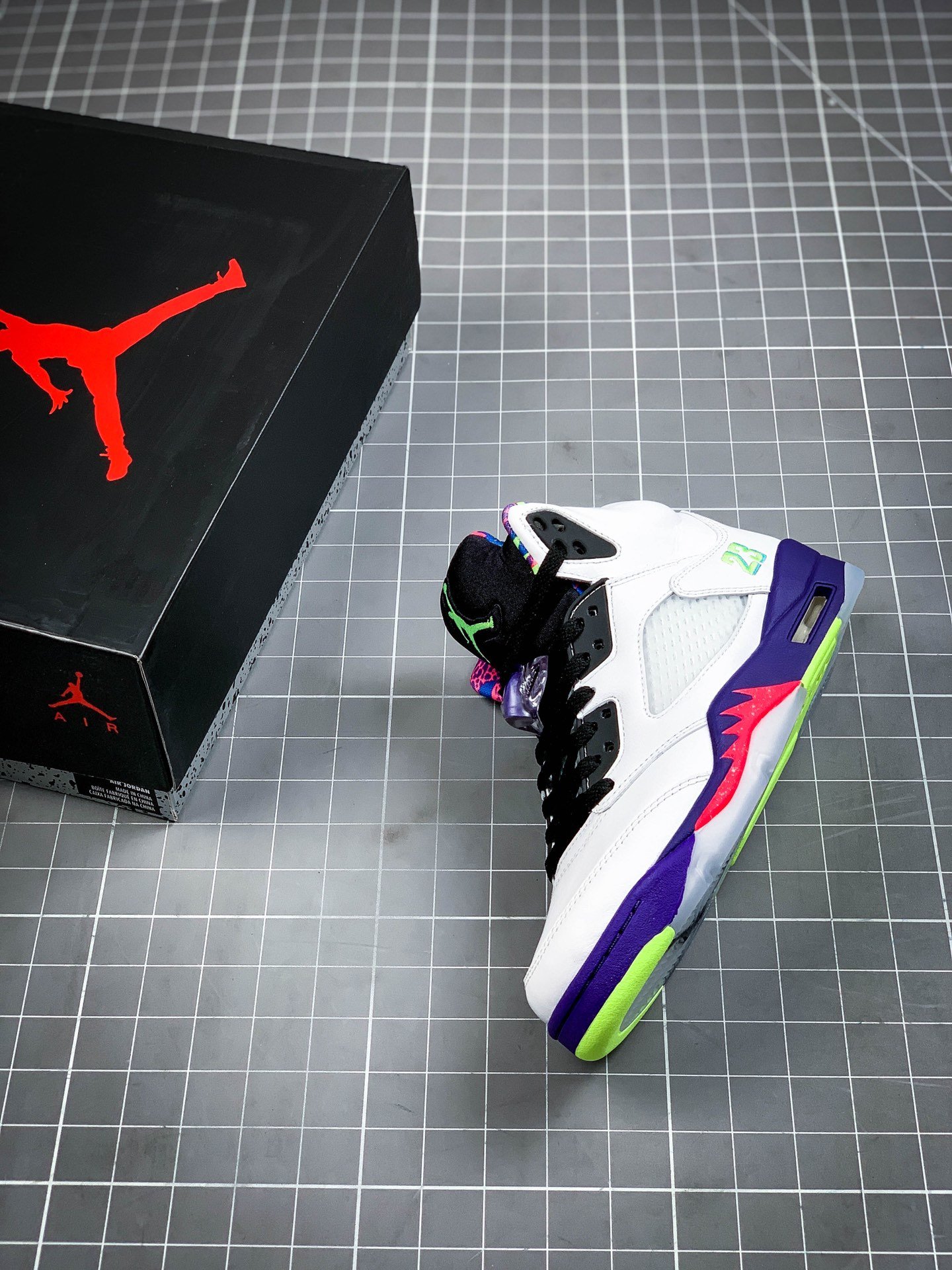 Air Jordan 5 Alternate Bel-Air White/Multi-Color 13