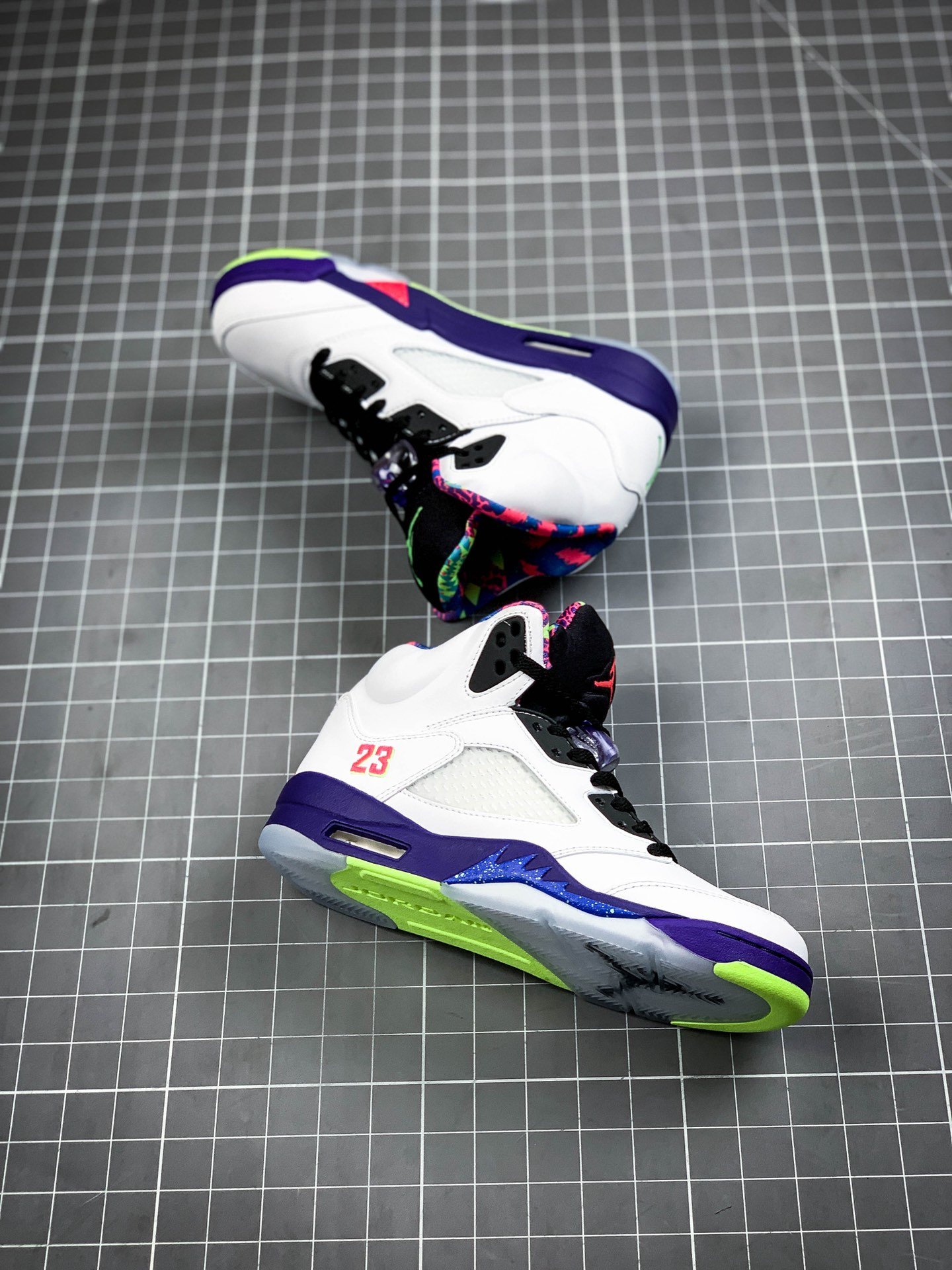 Air Jordan 5 Alternate Bel-Air White/Multi-Color 15