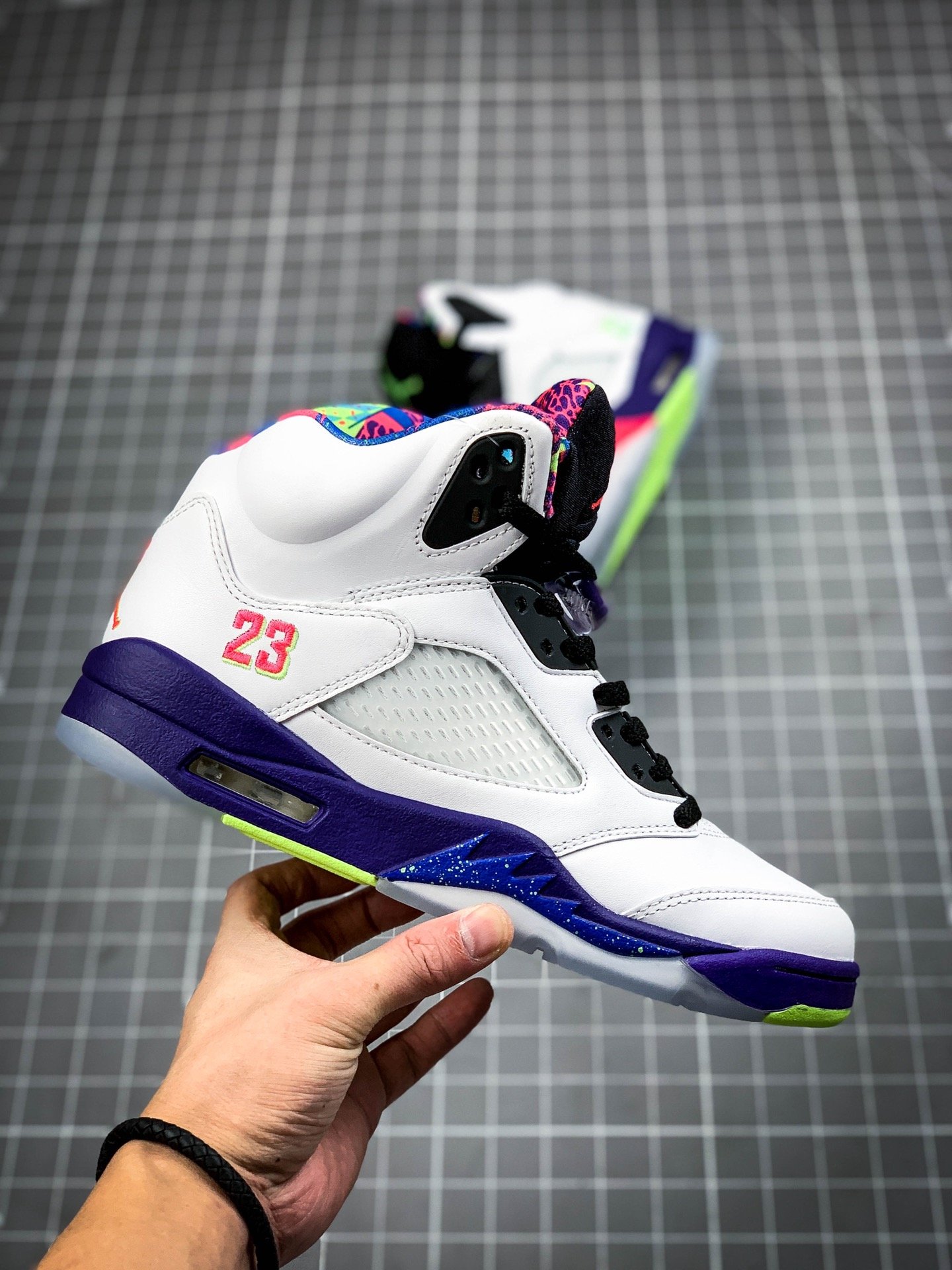 Air Jordan 5 Alternate Bel-Air White/Multi-Color 17