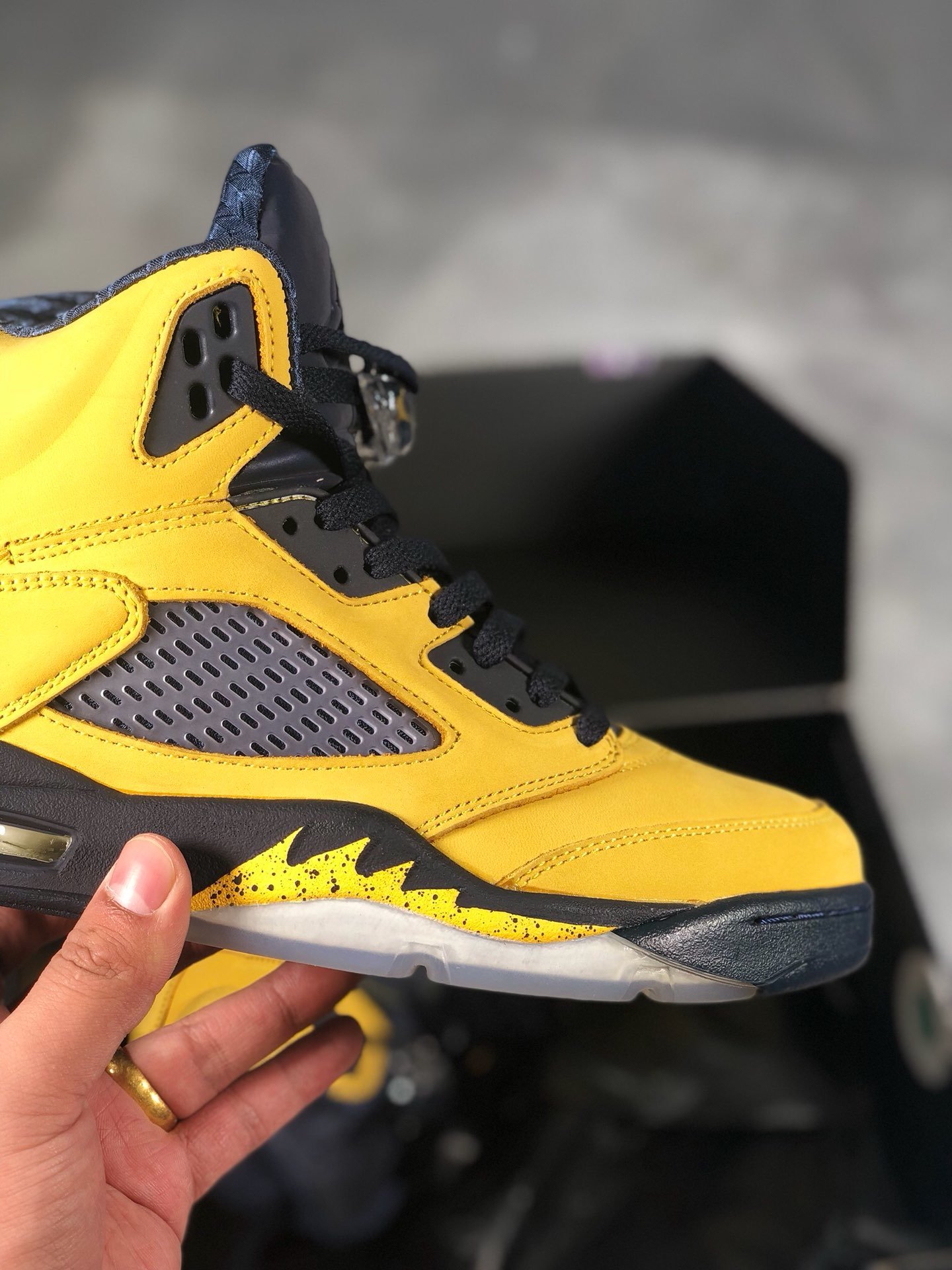 Air Jordan 5 Sp Amarillo/College Navy-Amarillo 5