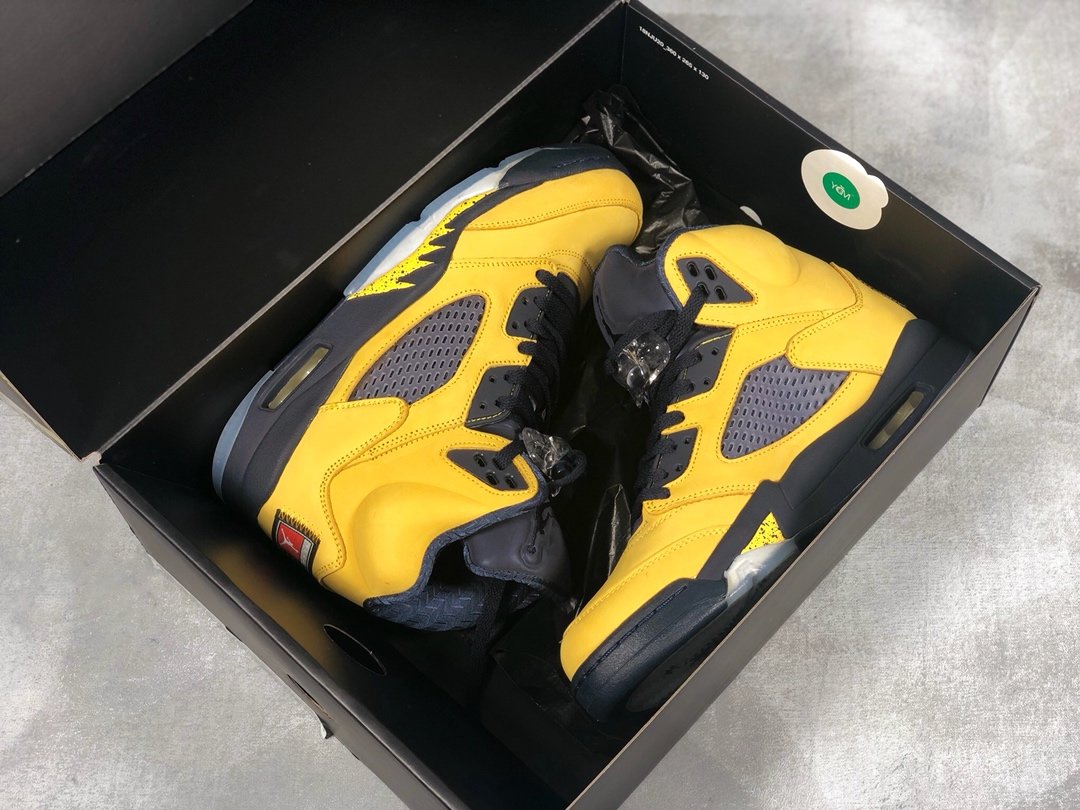 Air Jordan 5 Sp Amarillo/College Navy-Amarillo 15