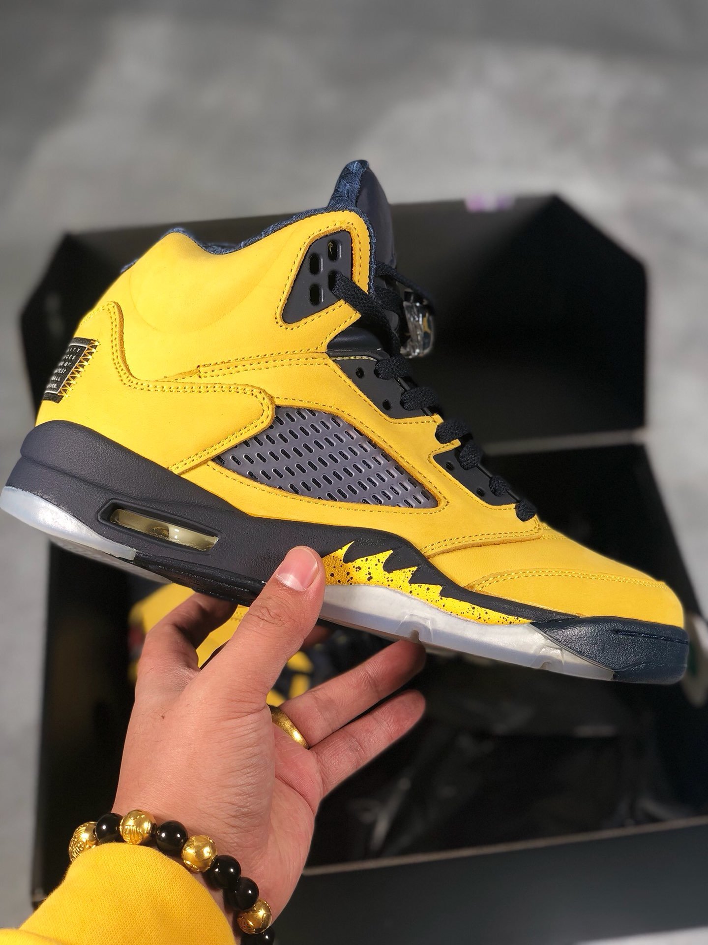 Air Jordan 5 Sp Amarillo/College Navy-Amarillo 17