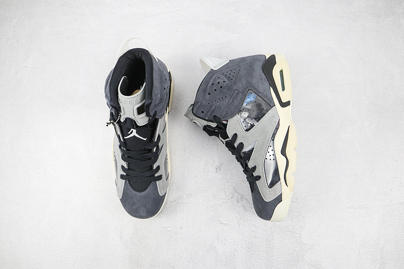 Air Jordan 6 Retro Tech Chrome Black/Light Smoke Grey/Sail 7