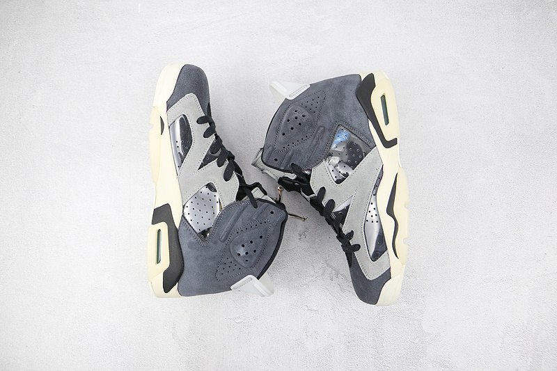 Air Jordan 6 Retro Tech Chrome Black/Light Smoke Grey/Sail 9