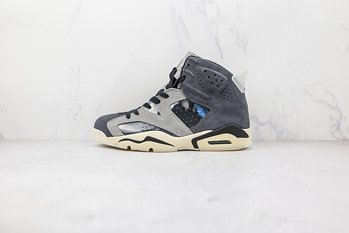 Air Jordan 6 Retro Tech Chrome Black/Light Smoke Grey/Sail 13