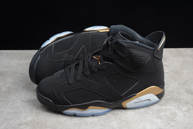 Air Jordan 6 'DMP' Black/Metallic Gold 5