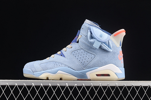 Travis Scott X Air Jordan 6 Cerulean Blue/Blue/Blue 5