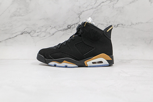 Air Jordan 6 Retro Defining Moments 2020 Black/Black/Metallic Gold 3