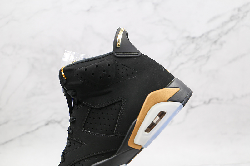 Air Jordan 6 Retro Defining Moments 2020 Black/Black/Metallic Gold 5