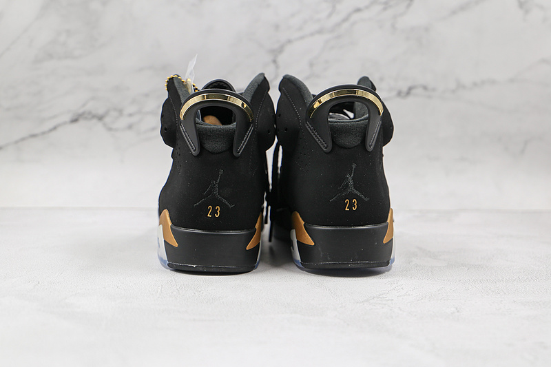 Air Jordan 6 Retro Defining Moments 2020 Black/Black/Metallic Gold 19