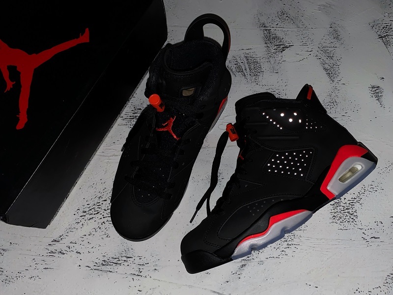 Get Air Jordan 6 Retro Black/Infrared-2019 Release 5