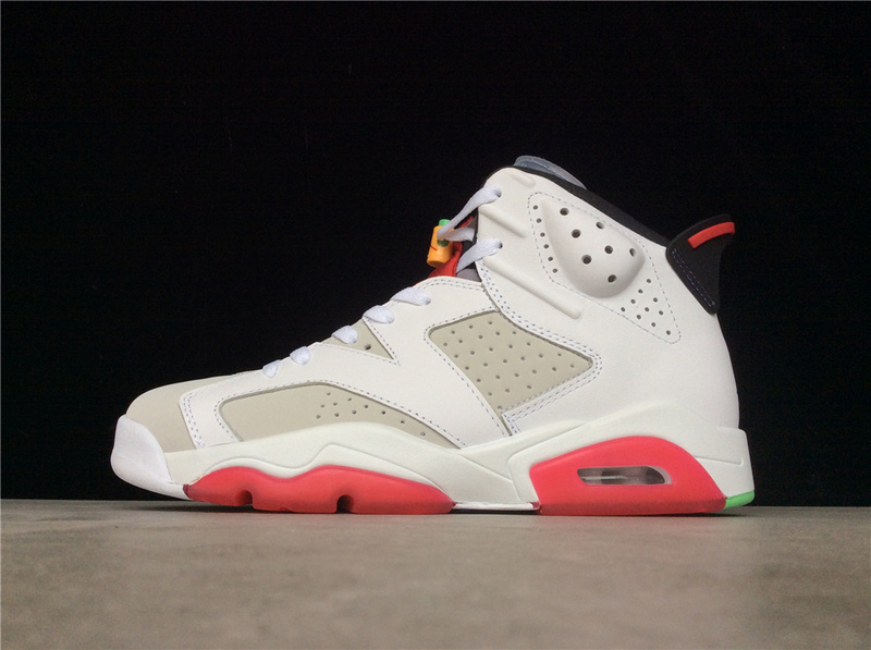 Air Jordan 6 Retro Hare White/True Red/Black 45