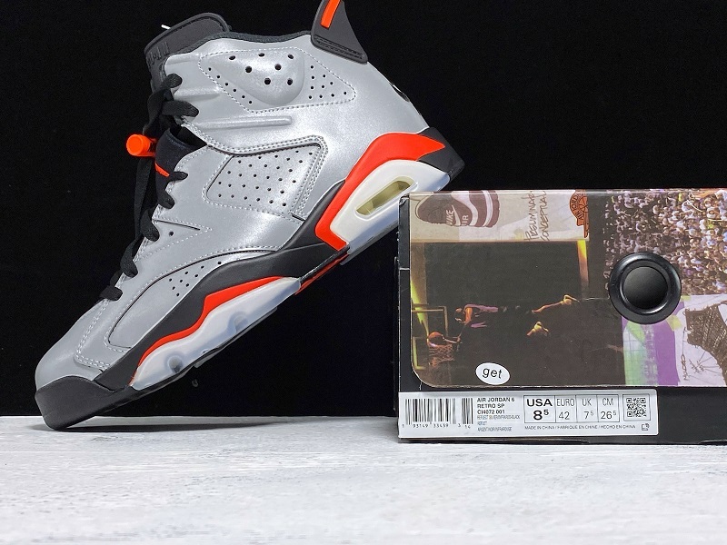 Get Air Jordan 6 Retro Sp A Champion Reflect Silver/Black 27