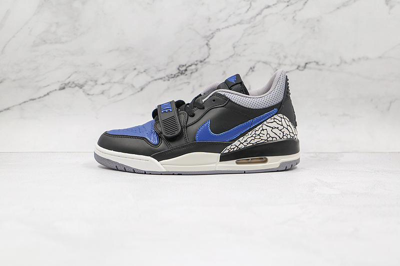 Air Jordan Legacy 312 Low Black/White/Cement Grey/Game Royal 9