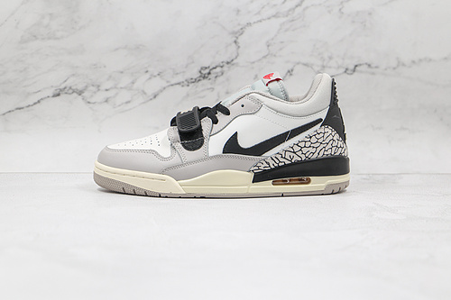 Jordan Legacy 312 Low Summit White/Fire Red-Tech Grey-Black 7