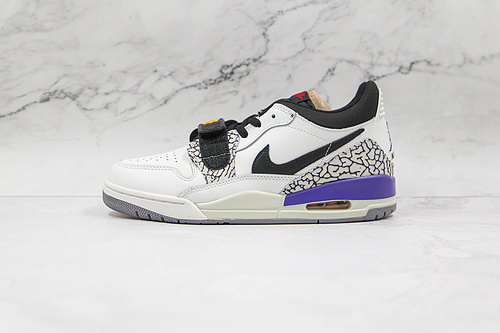 Jordan Legacy 312 Low Lakers White/Black/Purple 17